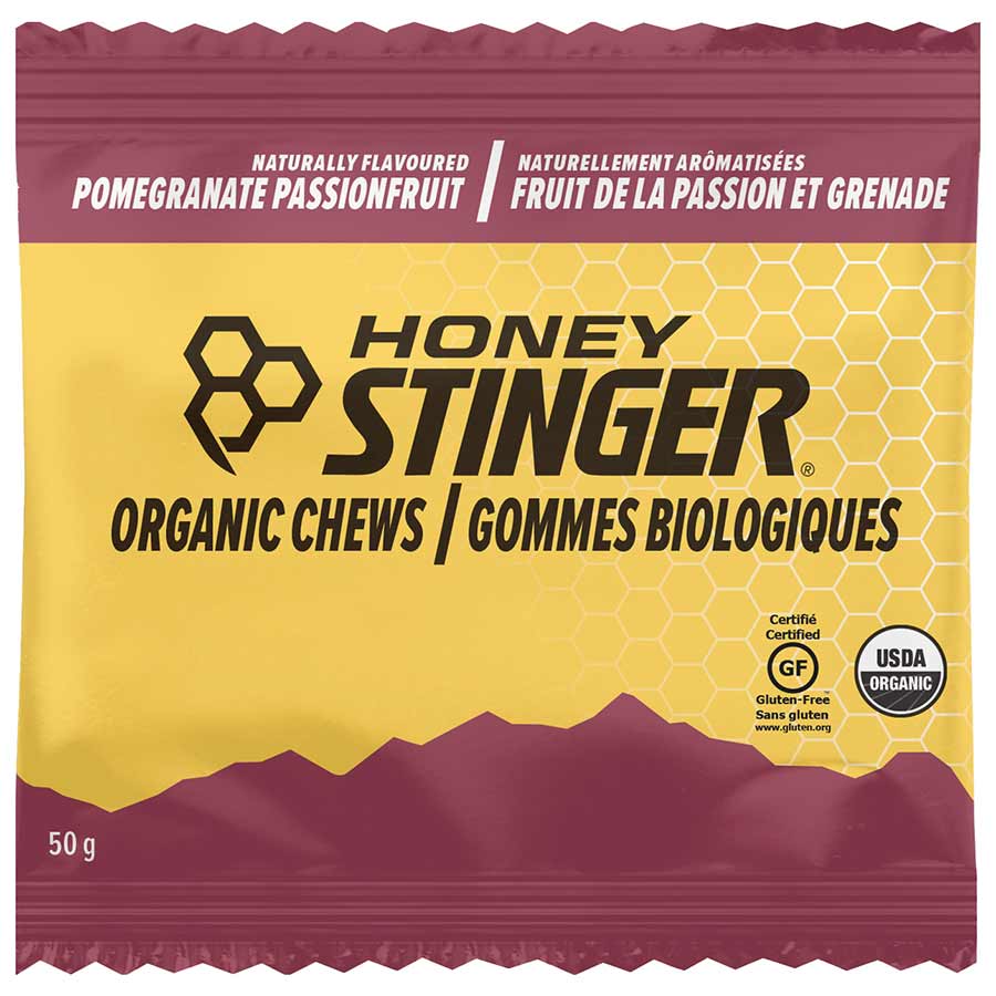 Honey Stinger, Organic Energy Chews, Box of 12 x 50g